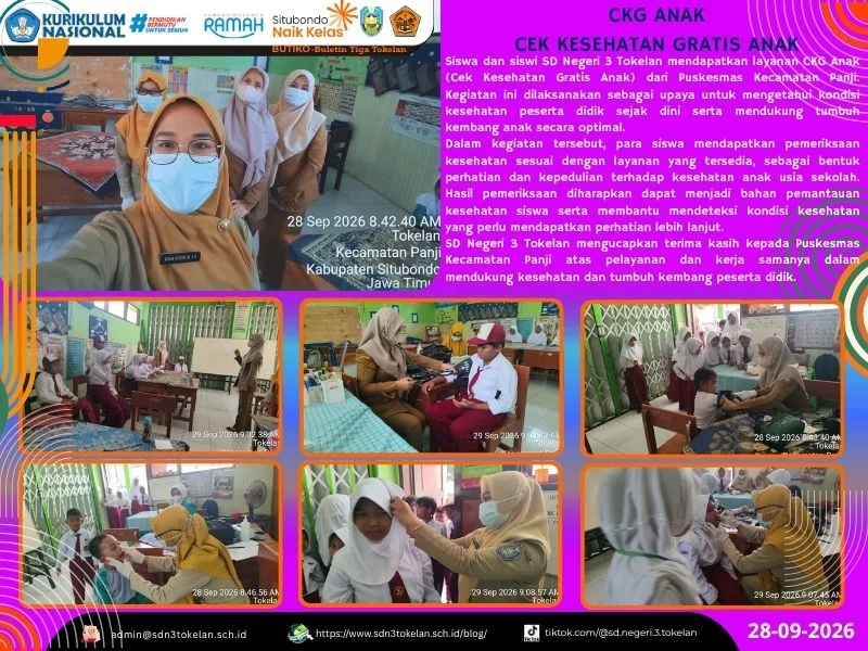 CKG ANAK – CEK KESEHATAN GRATIS ANAK
